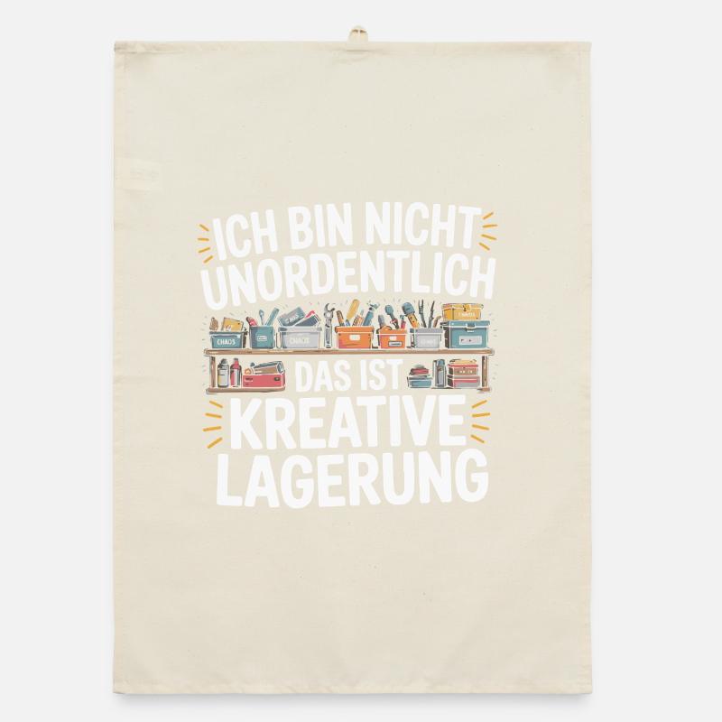 Creative Storage – Messiness with Style Organic dish towel