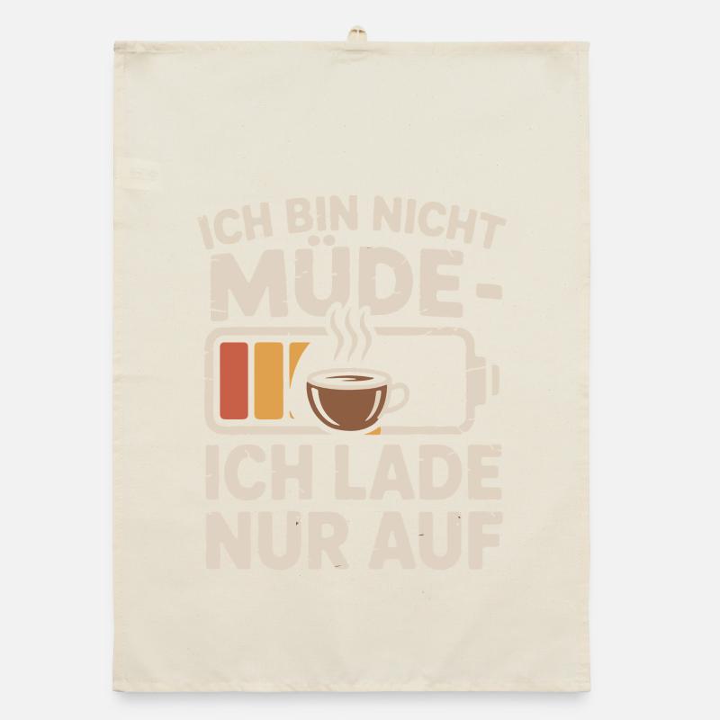 I'm not tired – I'm loading up on coffee Organic dish towel