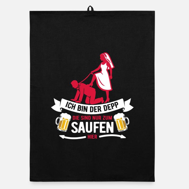 Ich bin der Depp - JGA Team Bräutigam Torchon bio