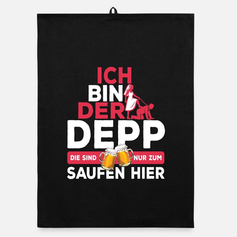 Ich bin der Depp - JGA Team Bräutigam Torchon bio