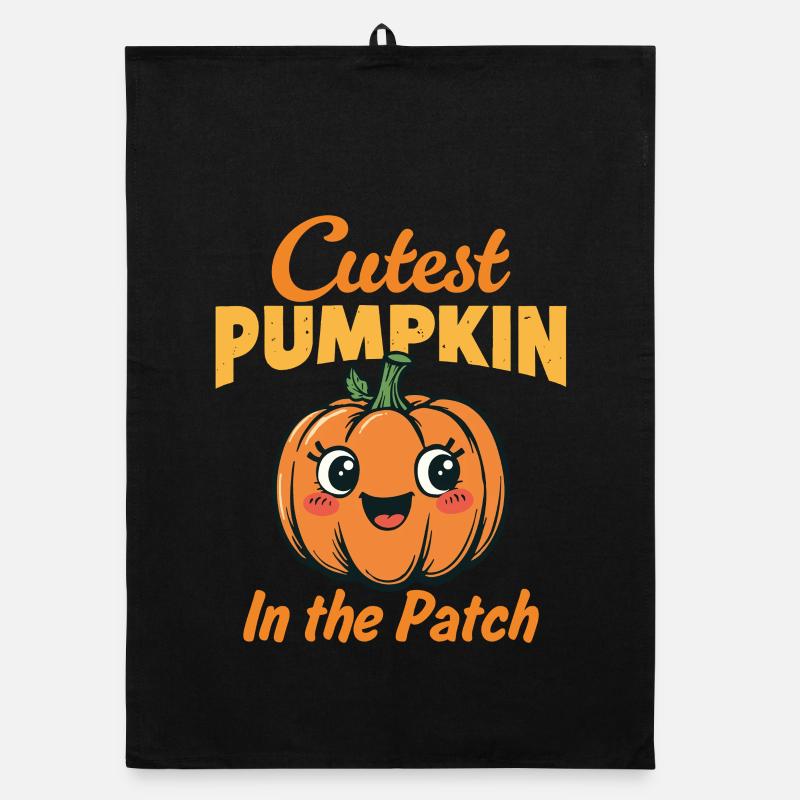 Süßester Kürbis im Patch Organic Geschirrtuch