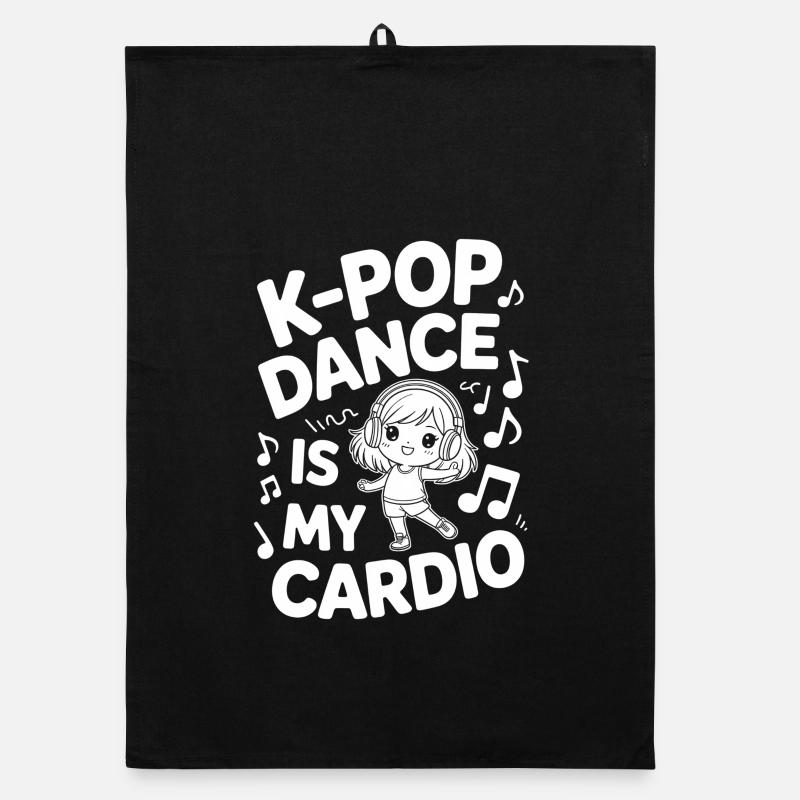 K-Pop Dance Funny Korea Organic dish towel