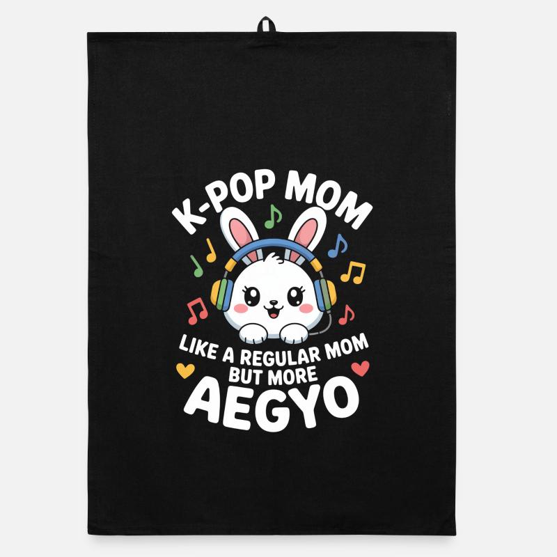 K-Pop Maman Drôle Corée Musique Aegyo Torchon bio