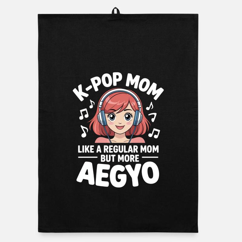 K-Pop Maman Drôle Corée Musique Aegyo Torchon bio