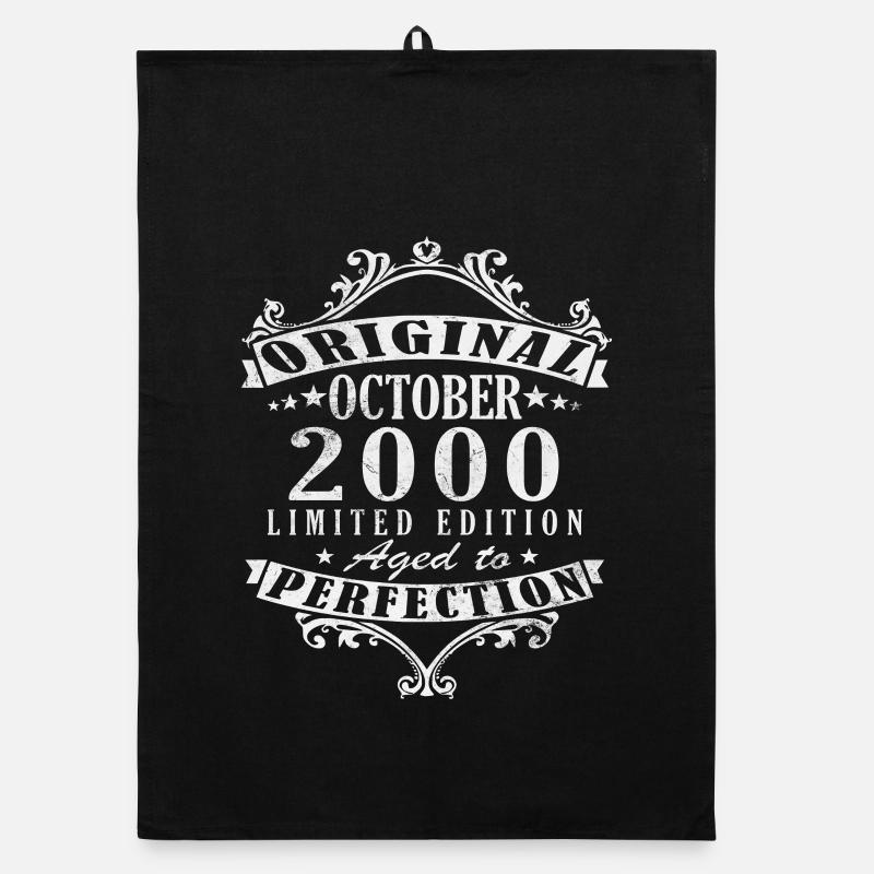 October 2000 Birthday Gift 2000 October Organic dish towel