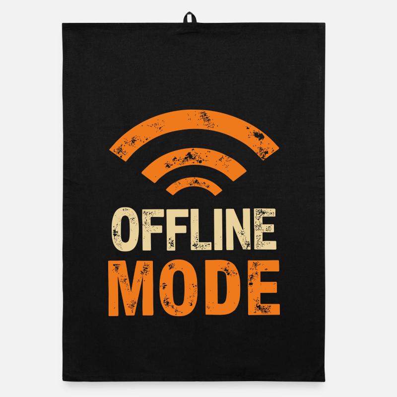 Finally in the dead zone – offline mode Organic dish towel