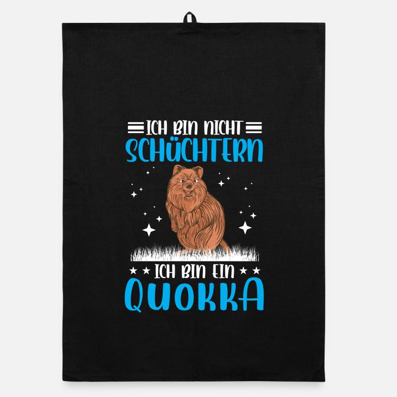 Kangourou à queue courte timide Quokka Torchon bio