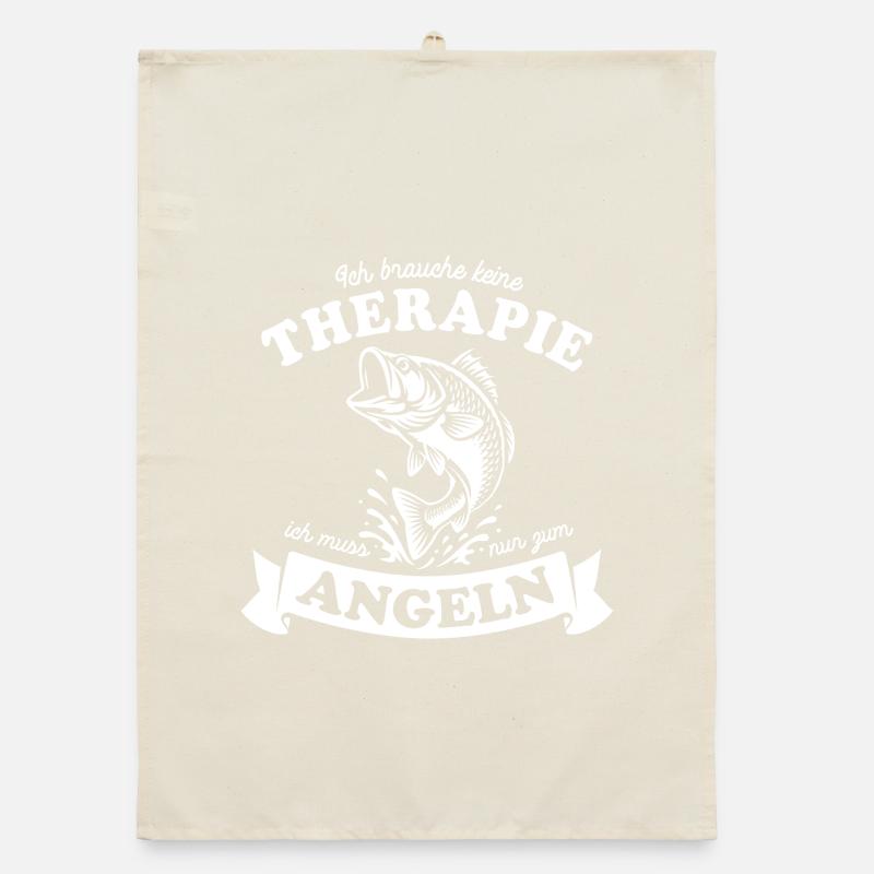 I don't need therapy, I just need to fish Organic dish towel