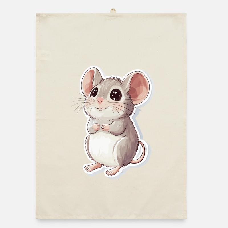 mouse Organic dish towel