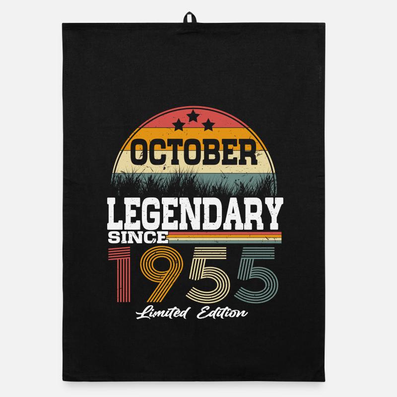 Legends were born in October 1955 Organic dish towel
