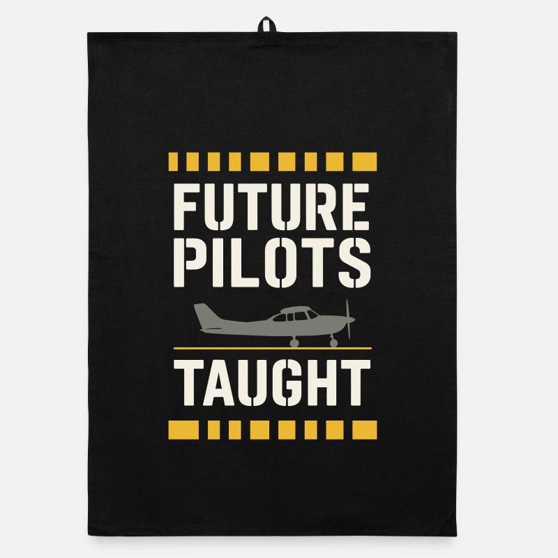 Flight Instructor Cfi Pilot Aviation Instructor Organic dish towel