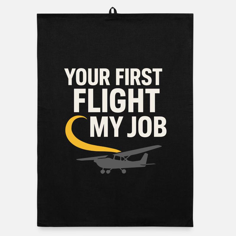 Flight Instructor Cfi Pilot Aviation Instructor Organic dish towel