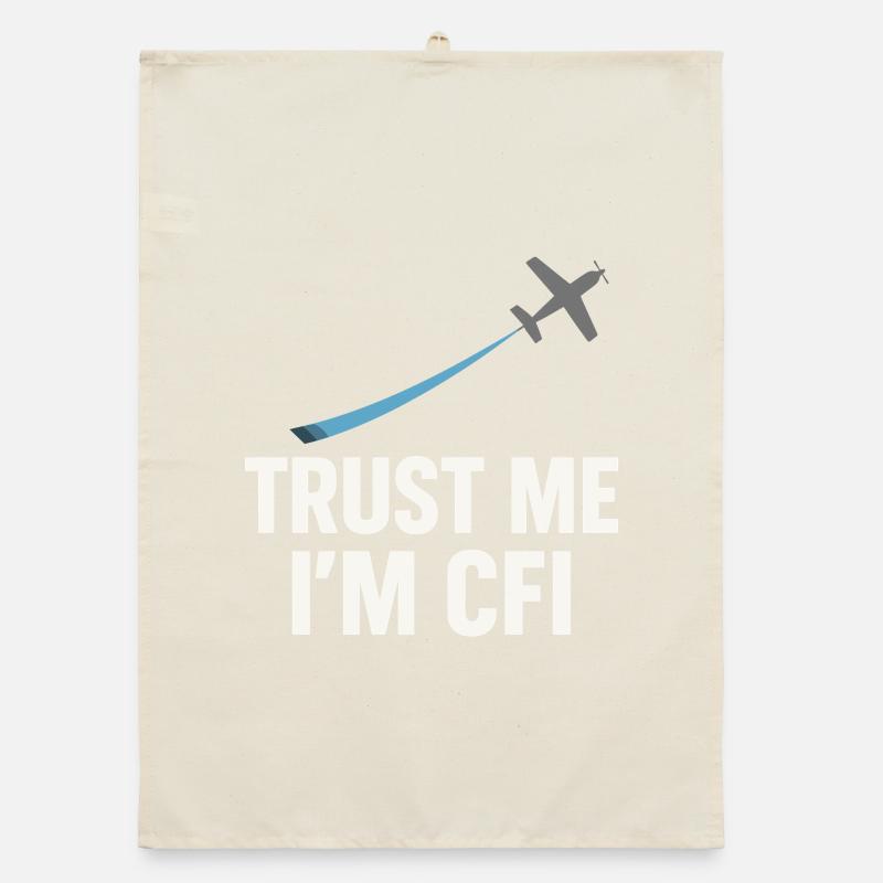Fluglehrer Cfi Pilot Luftfahrtlehrer Organic Geschirrtuch