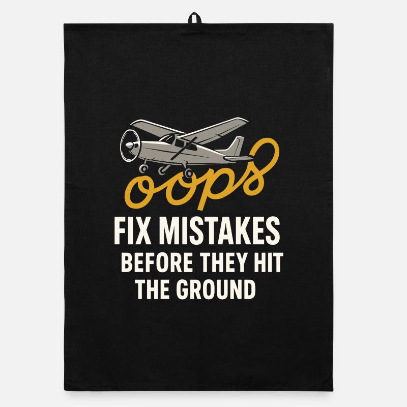 Flight Instructor Cfi Pilot Aviation Instructor Organic dish towel