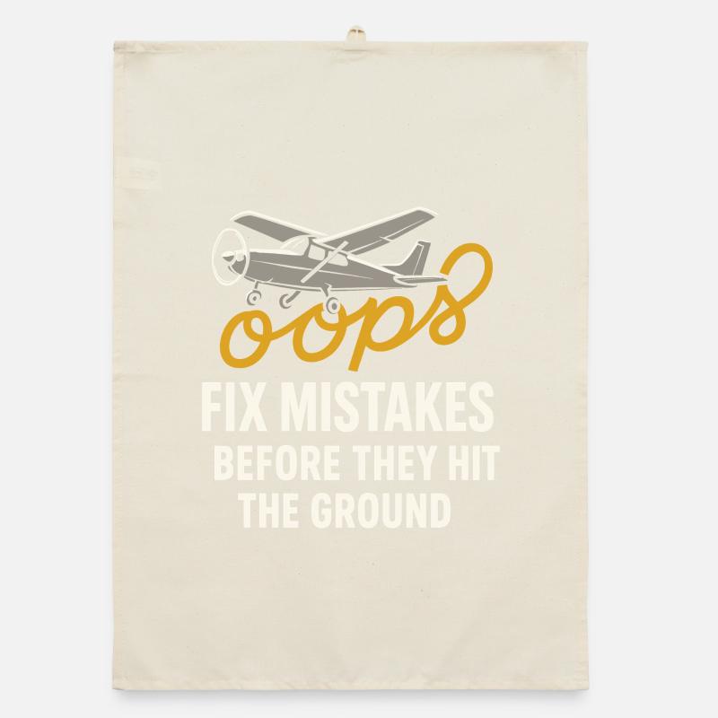 Flight Instructor Cfi Pilot Aviation Instructor Organic dish towel