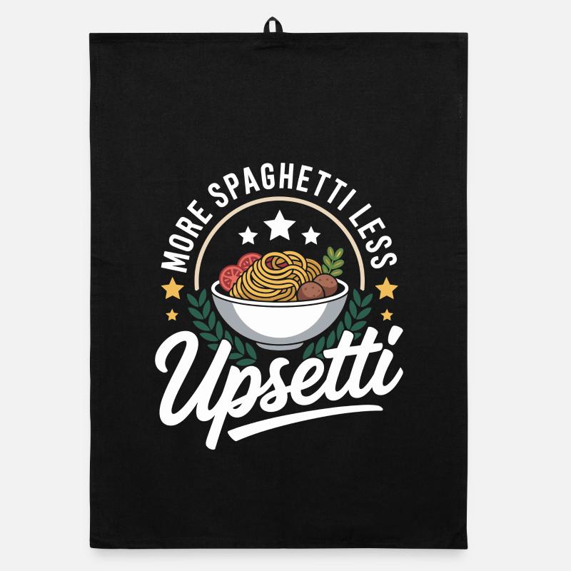 More spaghetti, less upsetti Organic dish towel