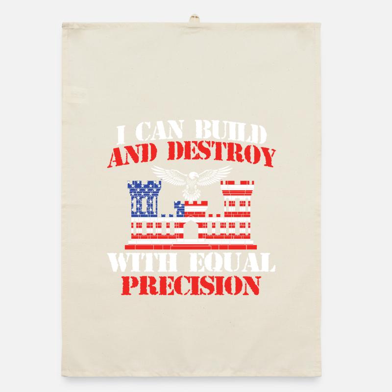 Build And Destroy With Precision Combat Engineer Organic dish towel