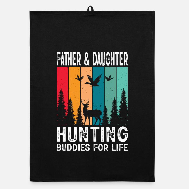 Cadeau de chasseur Chasse Examen de chasseur Torchon bio
