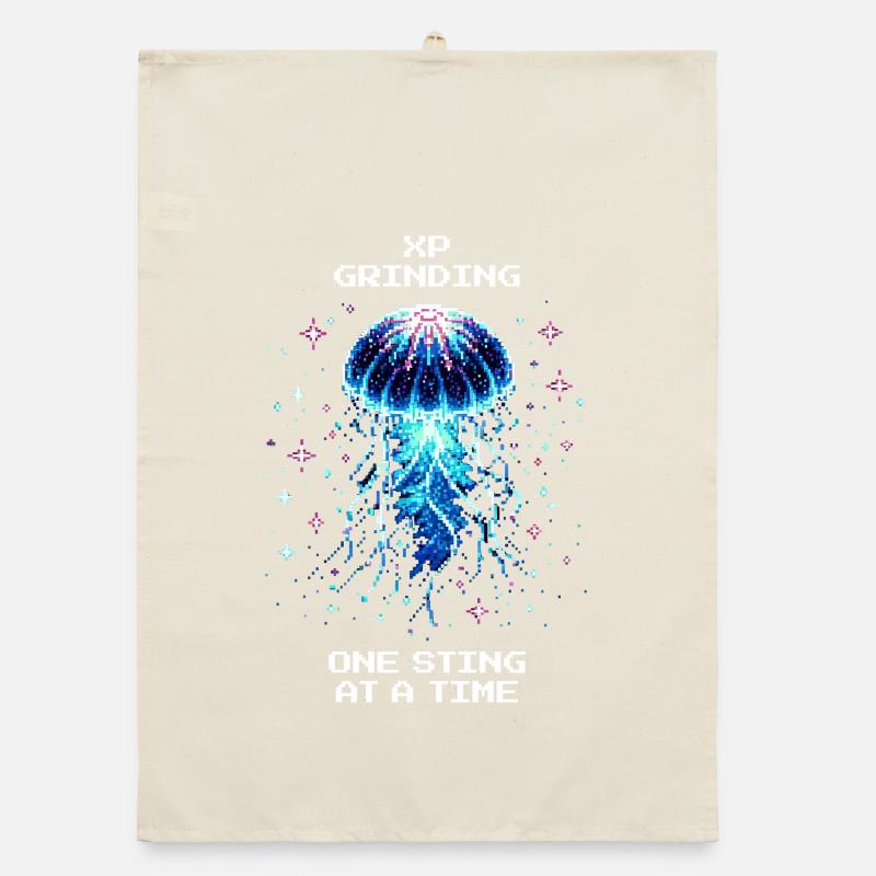 XP Grind: One Stitch at a Time | Jellyfish Organic dish towel