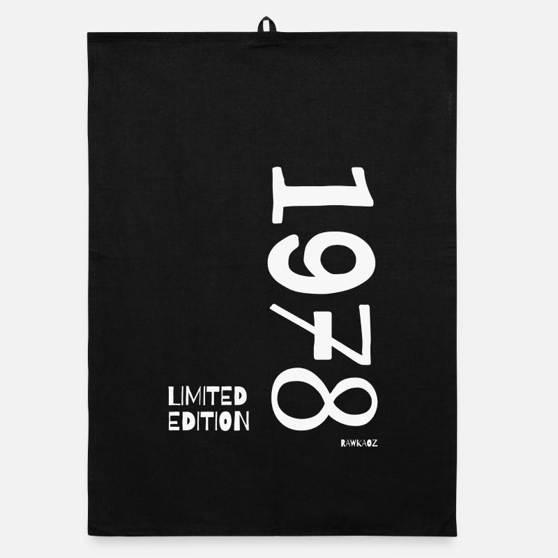 Infinity 1978 T-shirt de typographie en édition limitée Torchon bio
