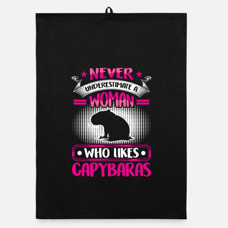 Capybara underestimate capybara Organic dish towel