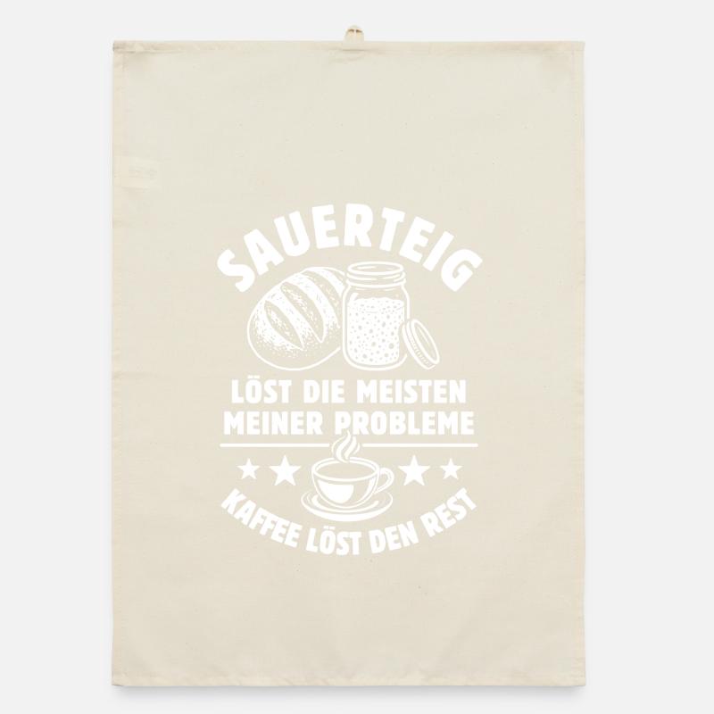 Sourdough and Coffee - Problem Solved - Saying Organic dish towel