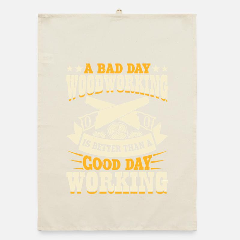 Baumpfleger Holzarbeiter Waldarbeiter Geschenk Organic Geschirrtuch