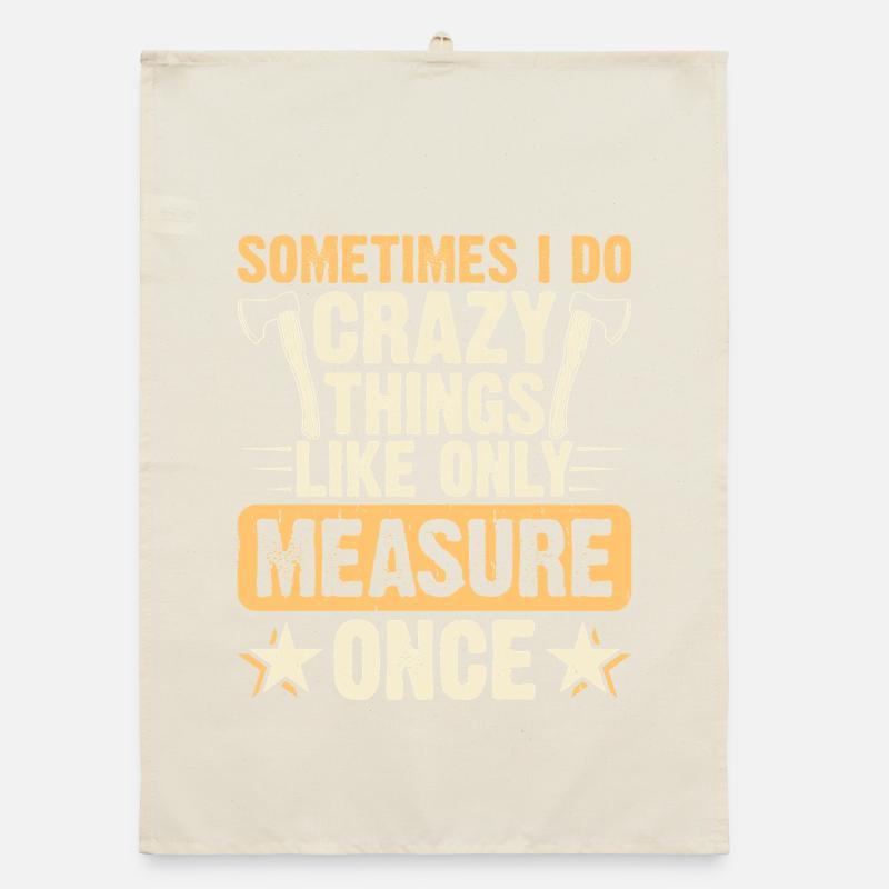 Baumpfleger Holzarbeiter Waldarbeiter Geschenk Organic Geschirrtuch