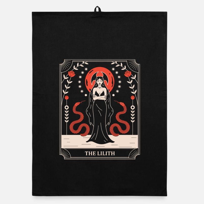 Lilith : Le pouvoir du serpent dans le cadre Torchon bio