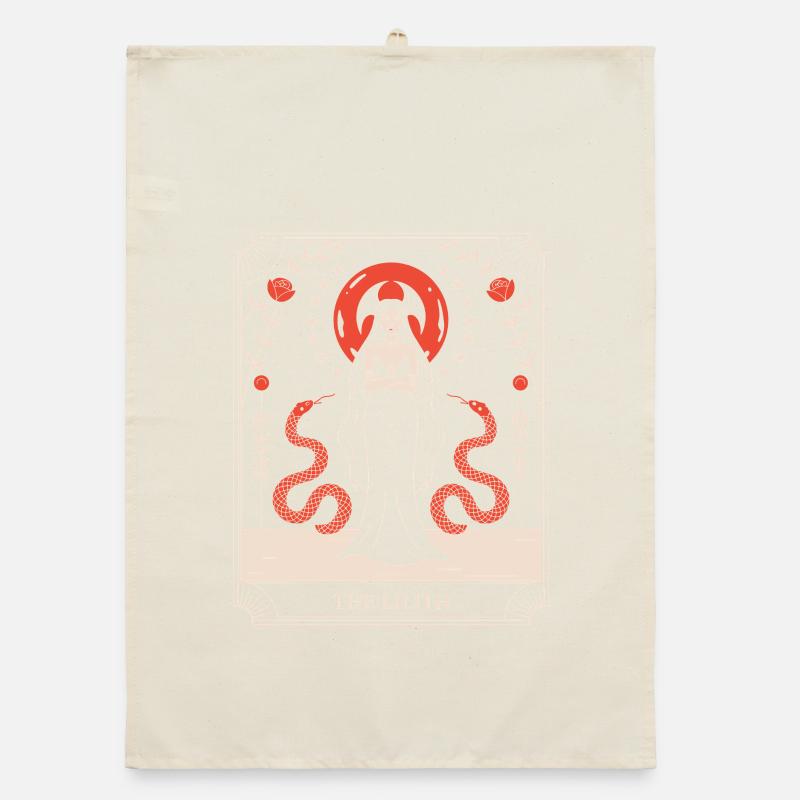 Lilith: Serpent Power in the Frame Organic dish towel