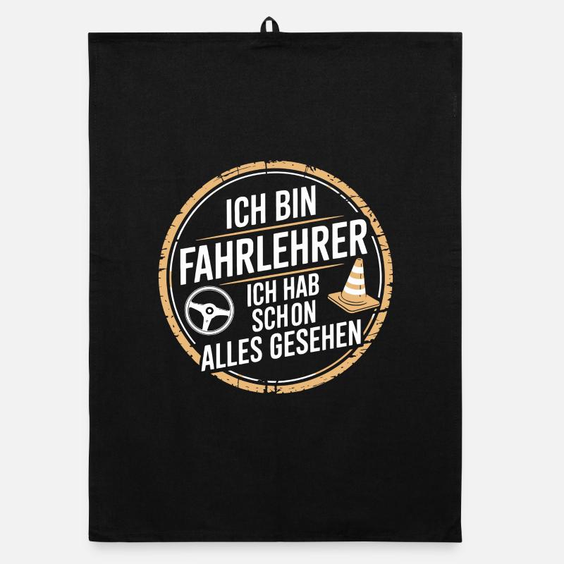 Driving instructor Driving school Cool driving instructor Organic dish towel