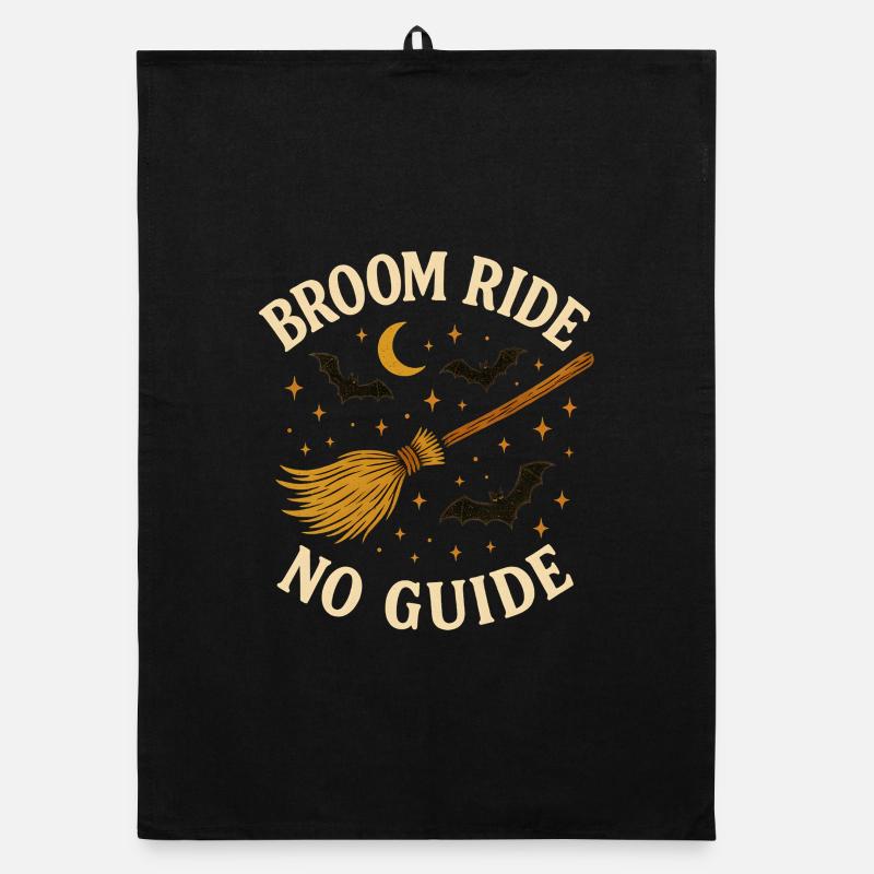 Balade en balade sans guide, Halloween Torchon bio