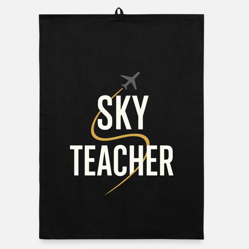 Flight Instructor Cfi Pilot Aviation Instructor Organic dish towel