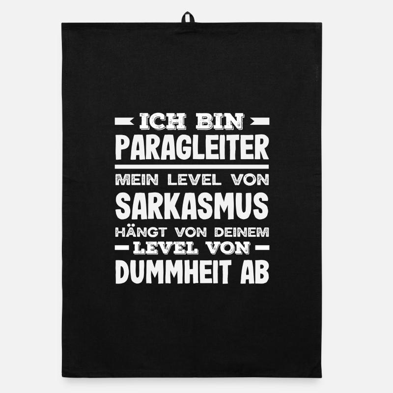Paragliding Adventure Paragliding Sarcasm Organic dish towel