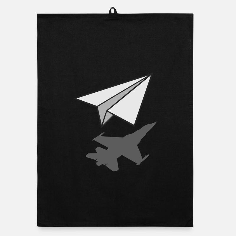 Paper Plane Aeronautical Engineer Aviation Gift Organic dish towel