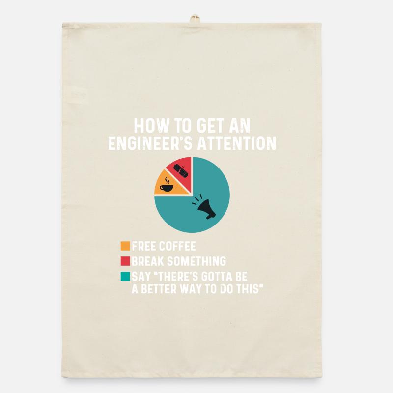 How To Get Engineer’s Attention Break Something Organic dish towel