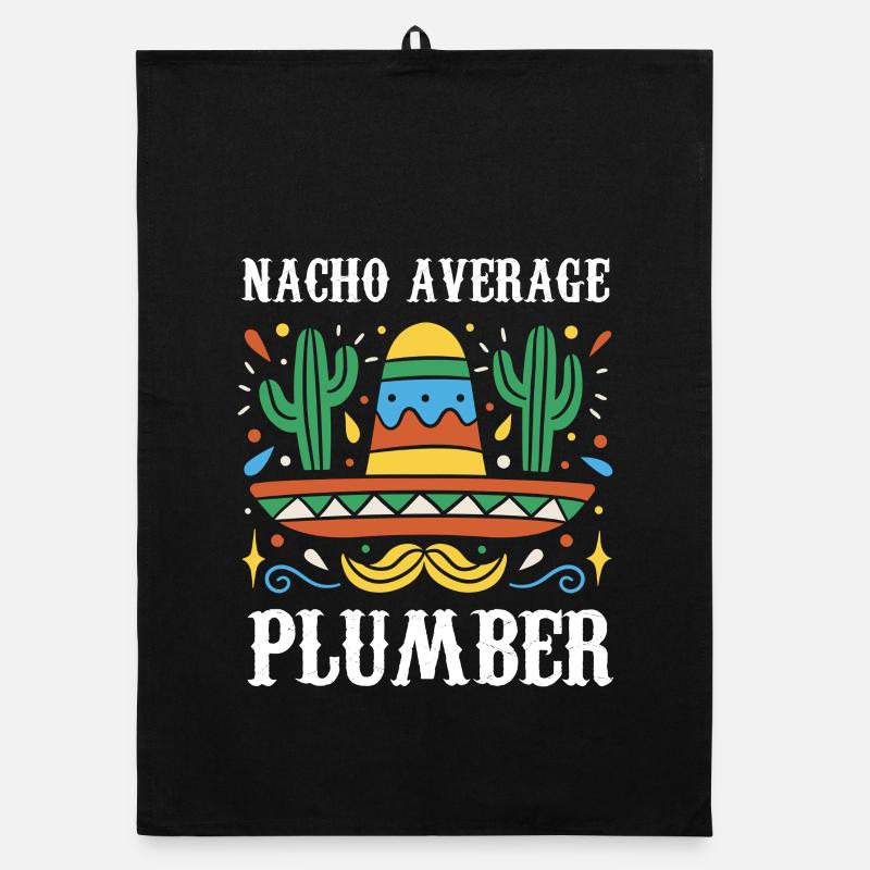 Nacho Average Plumber Organic Geschirrtuch