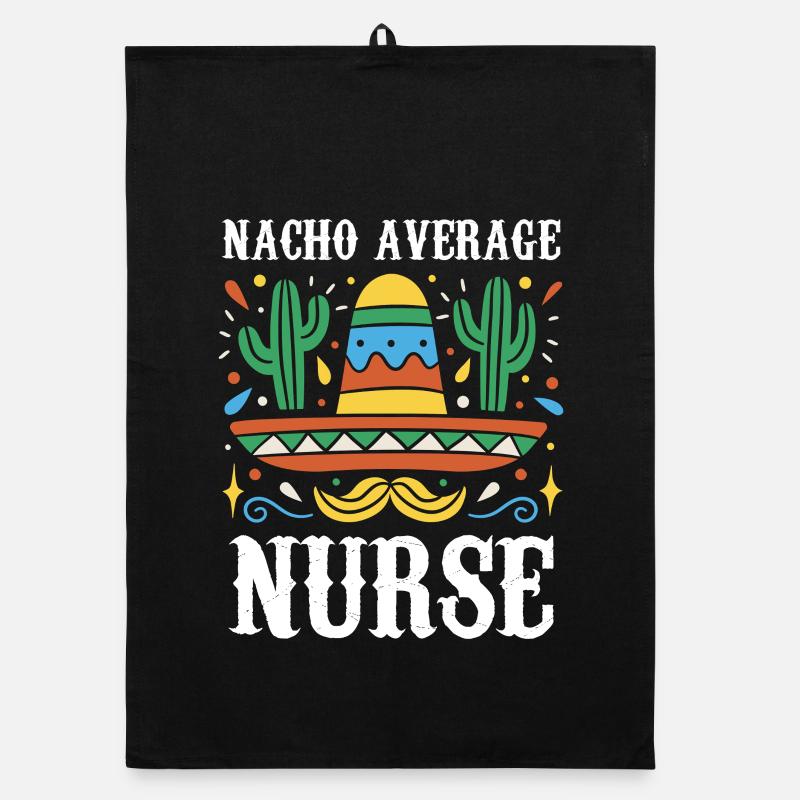 Nacho Average Nurse Organic Geschirrtuch