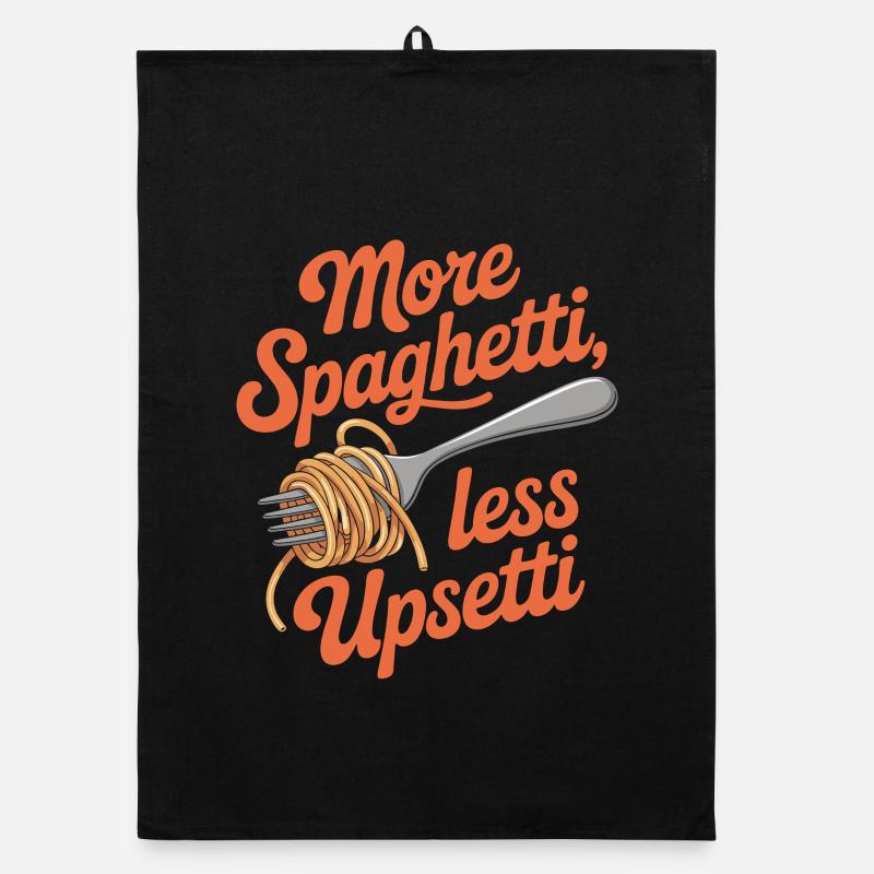 Plus de spaghettis moins d’upsetti Torchon bio