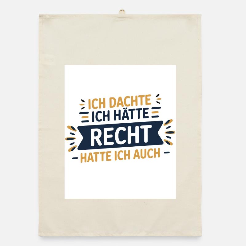 Je pensais que j’avais raison – je l’étais ! Torchon bio