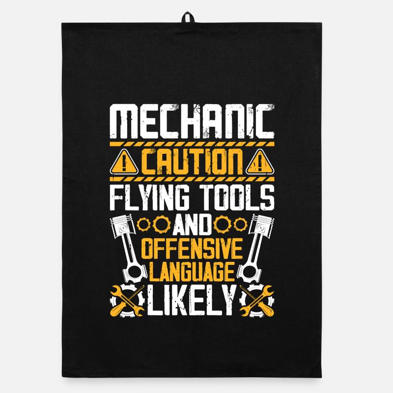 KFZ Mechaniker Mechatroniker Schrauber Geschenk Organic Geschirrtuch