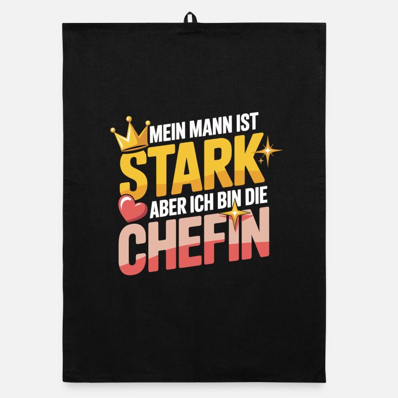 Mon mari est fort, mais c’est moi le patron Torchon bio