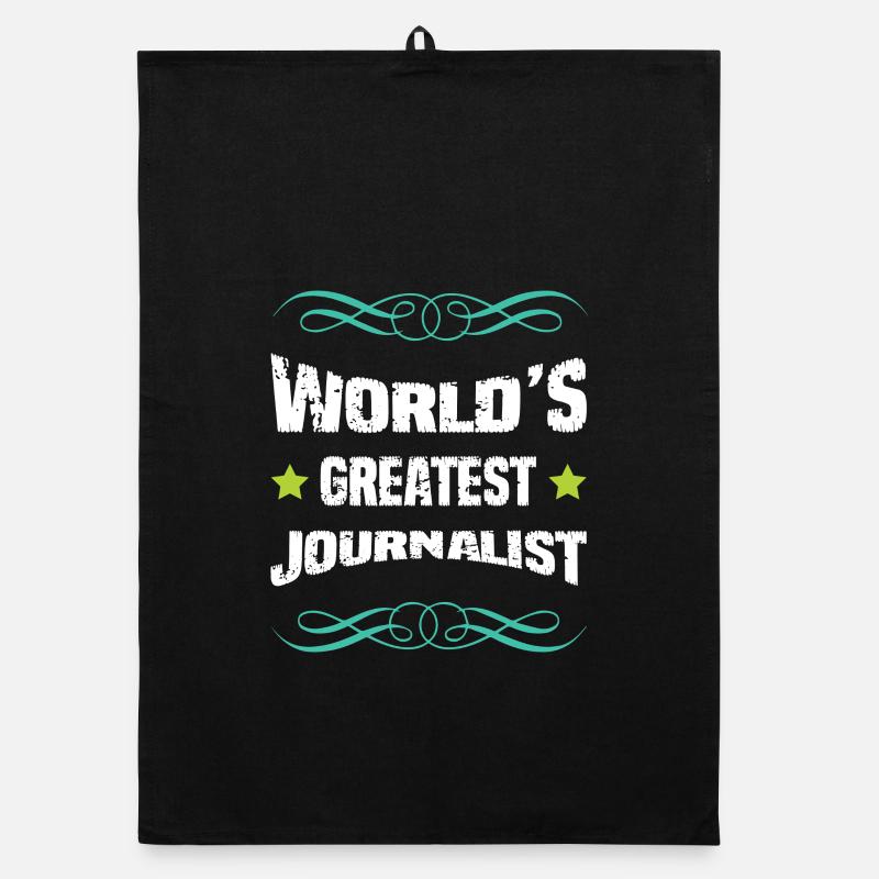 Weltbester Journalist Organic Geschirrtuch