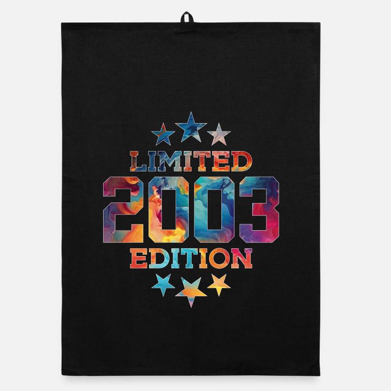 LIMITED EDITION 2003 23. GEBURTSTAG Organic Geschirrtuch