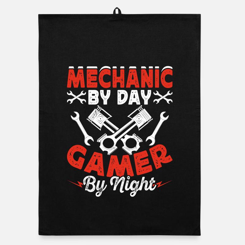 Car Mechanic Mechatronics Technician Screwdriver Gift Organic dish towel