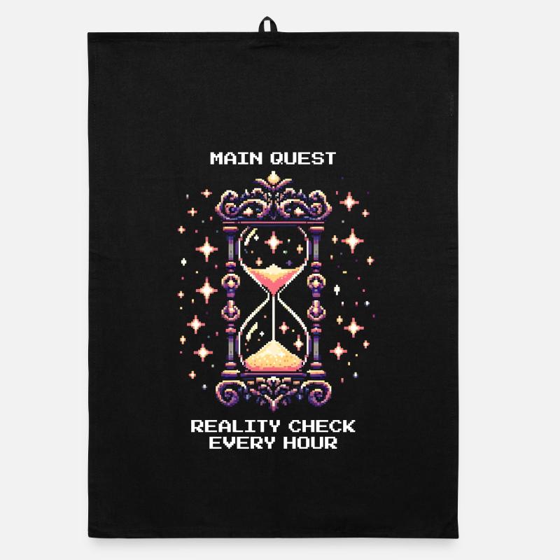 Main Quest: Hourly Reality Check | Lucid dream Organic dish towel