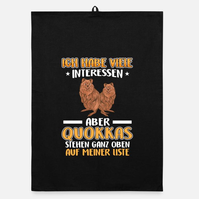Quokka interests me Short-tailed kangaroo Organic dish towel