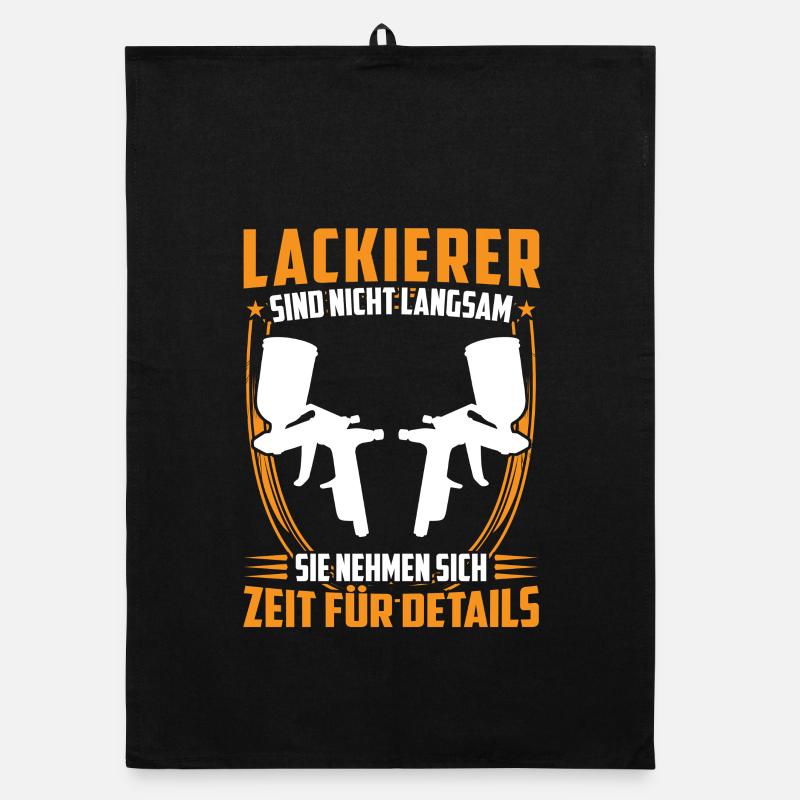 Painter is slow vehicle painter Organic dish towel