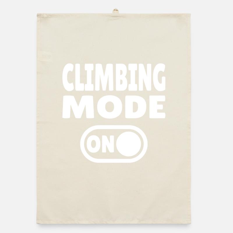 Climbing Mode ON – Boulder & Kletter Style Organic Geschirrtuch