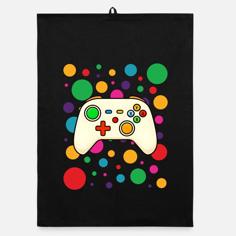Colorburst Gamecontroller Organic Geschirrtuch